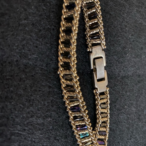 Nice Multi color gold tone bracelet - Picture 2 of 3